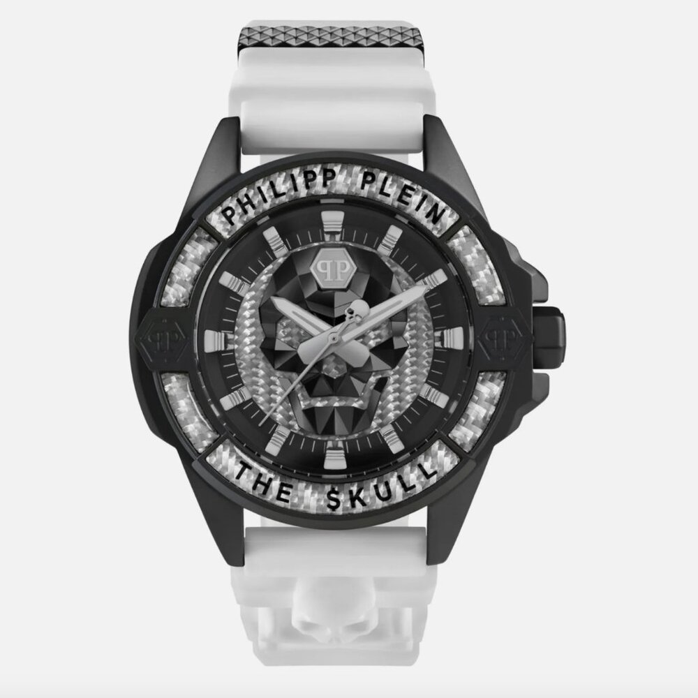 Philipp Plein Mens 44mm Black Watch New